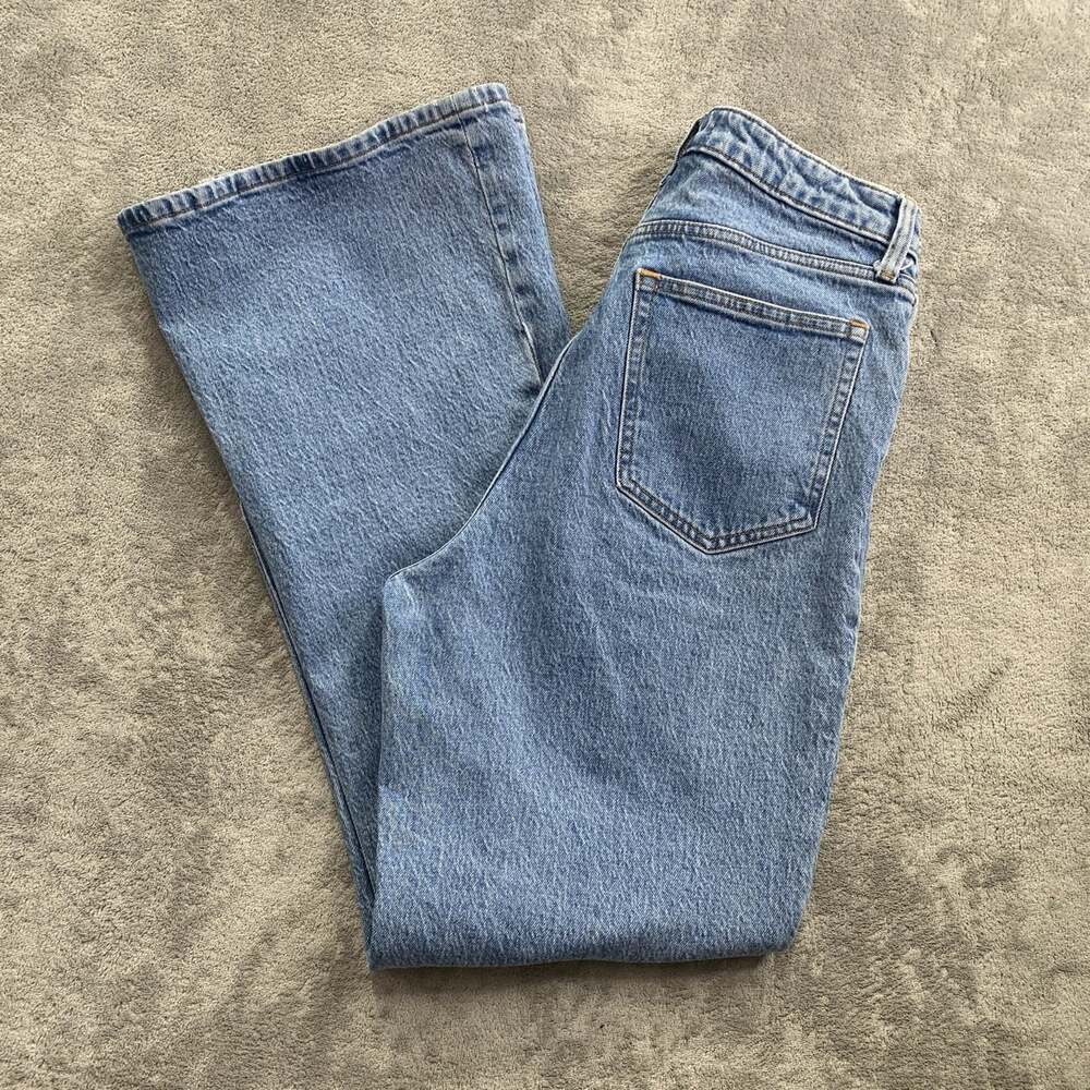 Abercrombie & Fitch The Vintage Flare High Rise Jeans 29/8R Curve Love Boho Y2K